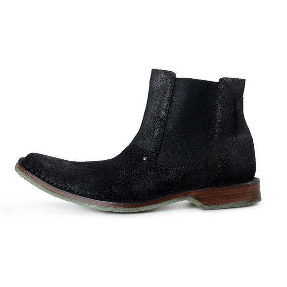 Just Cavalli Black Leather Ankle Boots Shoes main image 8